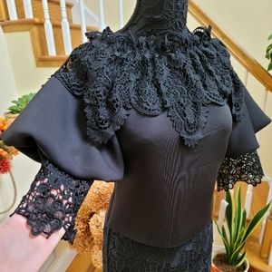 Black Blouse (Intricate Detail)